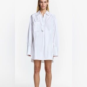 NWT Smythe Shirt Dress White